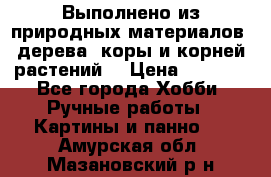 Выполнено из природных материалов: дерева, коры и корней растений. › Цена ­ 1 000 - Все города Хобби. Ручные работы » Картины и панно   . Амурская обл.,Мазановский р-н